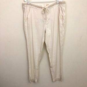 Pilcro | Cream Lightweight Flowy Pants